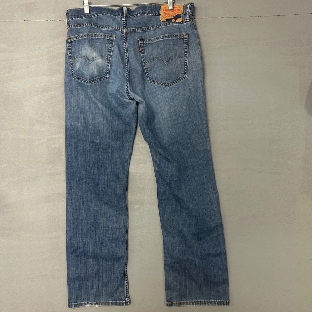 Levis 559 Relaxed Straight Mens Jeans‎ 36x34 Blue Medium Wash Denim 00559-0384